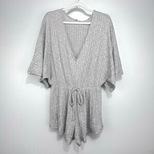 Honey Belle Knit Romper Size L Casual-Chic Resort Vacation Comfy Loungewear
